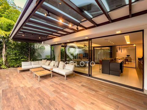 Sobrado à venda e para alugar em Campinas, Loteamento Mont Blanc Residence, com 4 suítes, com 566 m²