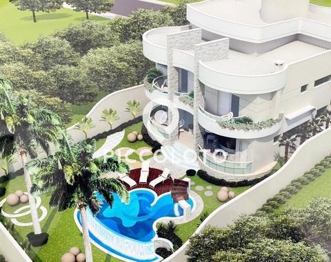 Sobrado à venda em Campinas, Alphaville Dom Pedro, com 4 suítes, com 350 m²