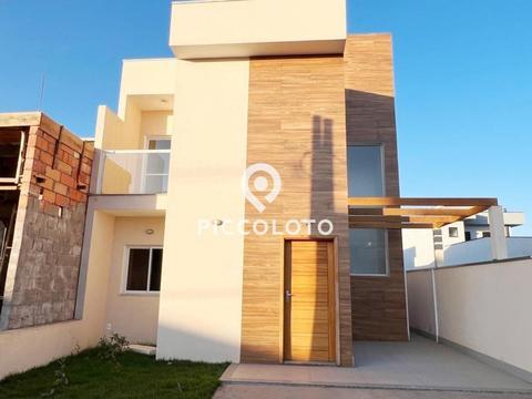 Sobrado à venda em Paulínia, Vila Monte Alegre, com 3 quartos, com 104.7 m²