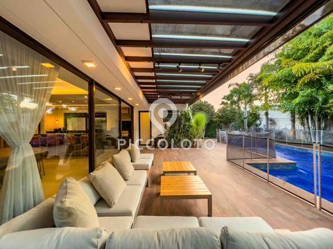 Sobrado à venda e para alugar em Campinas, Loteamento Mont Blanc Residence, com 4 suítes, com 566 m²