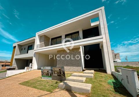 Sobrado à venda em Paulínia, Parque Brasil 500, com 3 suítes, com 262.64 m², Residencial Santorini