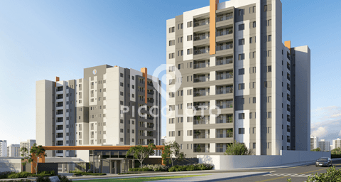 Apartamento à venda em Campinas, Mansões Santo Antônio, com 2 quartos, com 66.88 m²